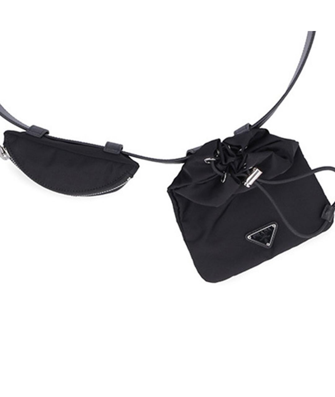 PRADA Черная поясная сумка, фото 4