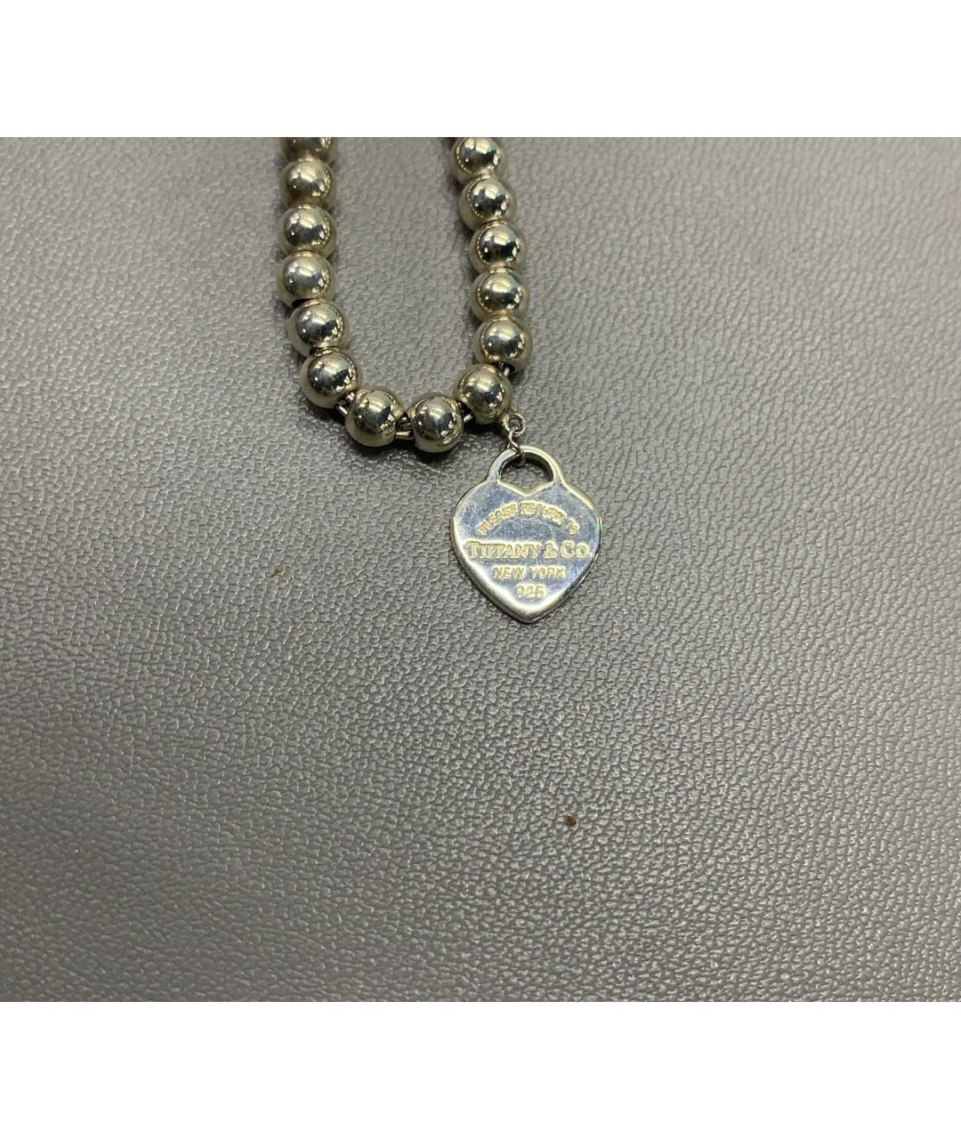 TIFFANY&CO Красный серебряный браслет, фото 6