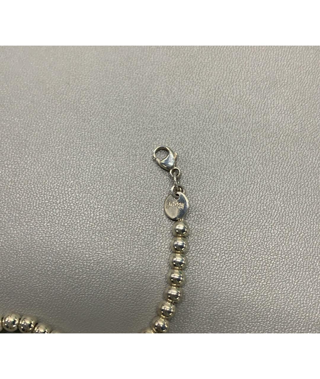 TIFFANY&CO Красный серебряный браслет, фото 7