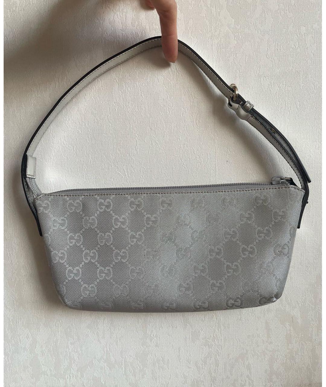 GUCCI Серая сумка с короткими ручками, фото 2