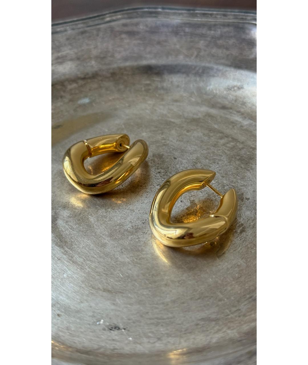 BALENCIAGA Золотые серьги, фото 2