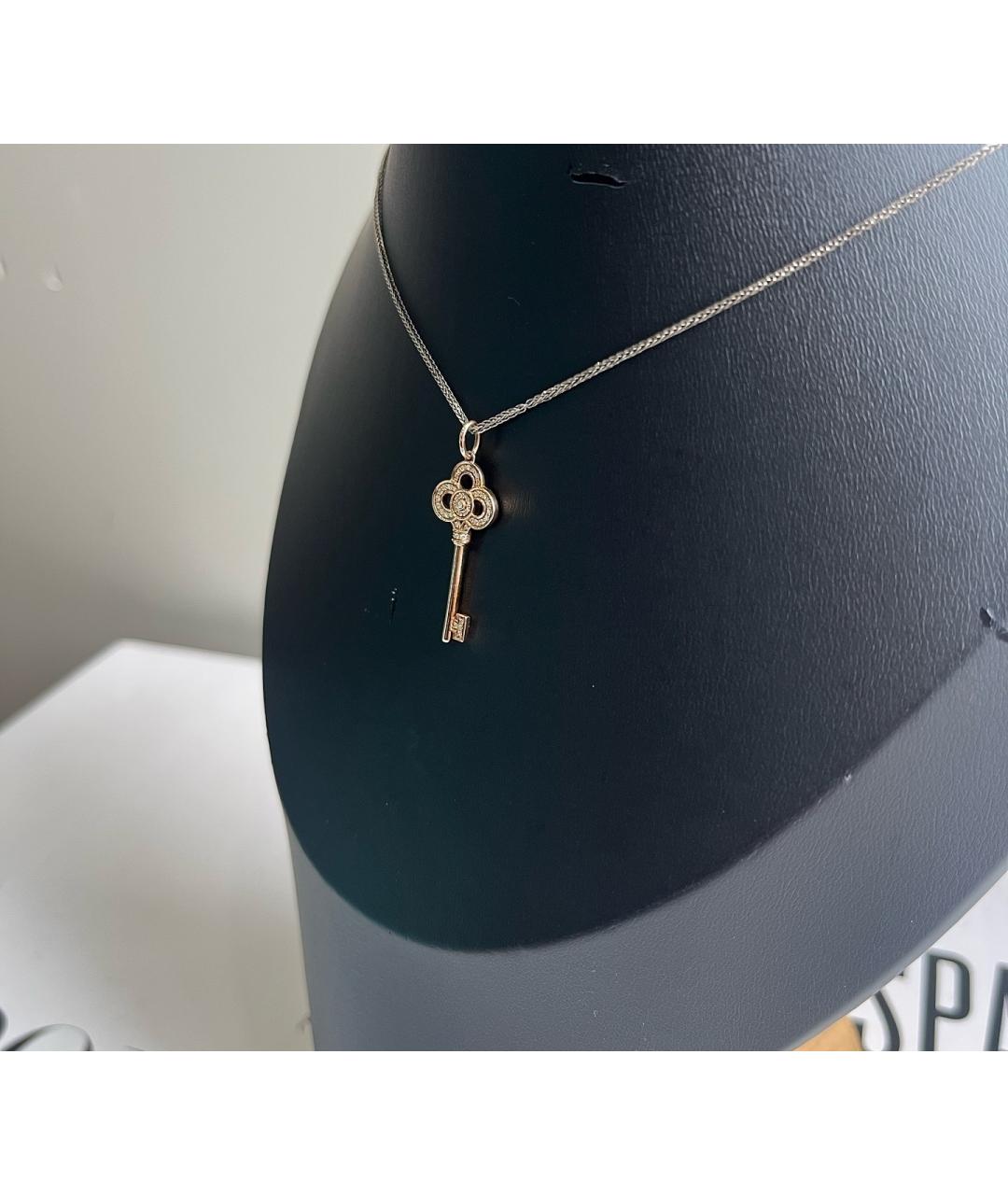 TIFFANY&CO Розовая подвеска из розового золота, фото 3