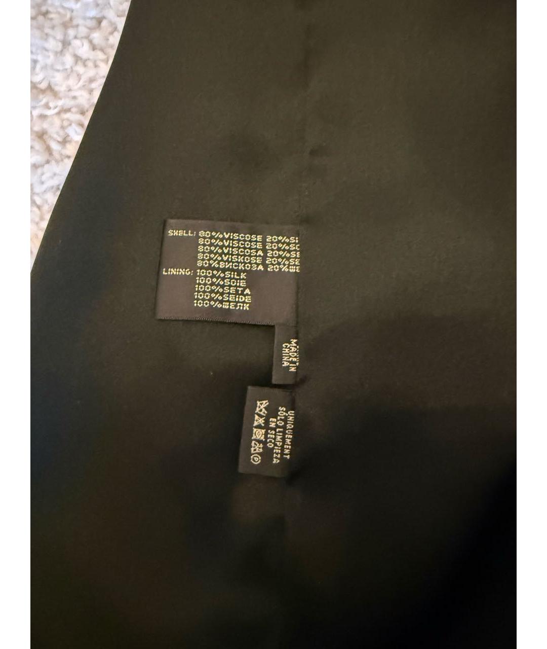 RALPH LAUREN Зеленые бархатное коктейльное платье, фото 7