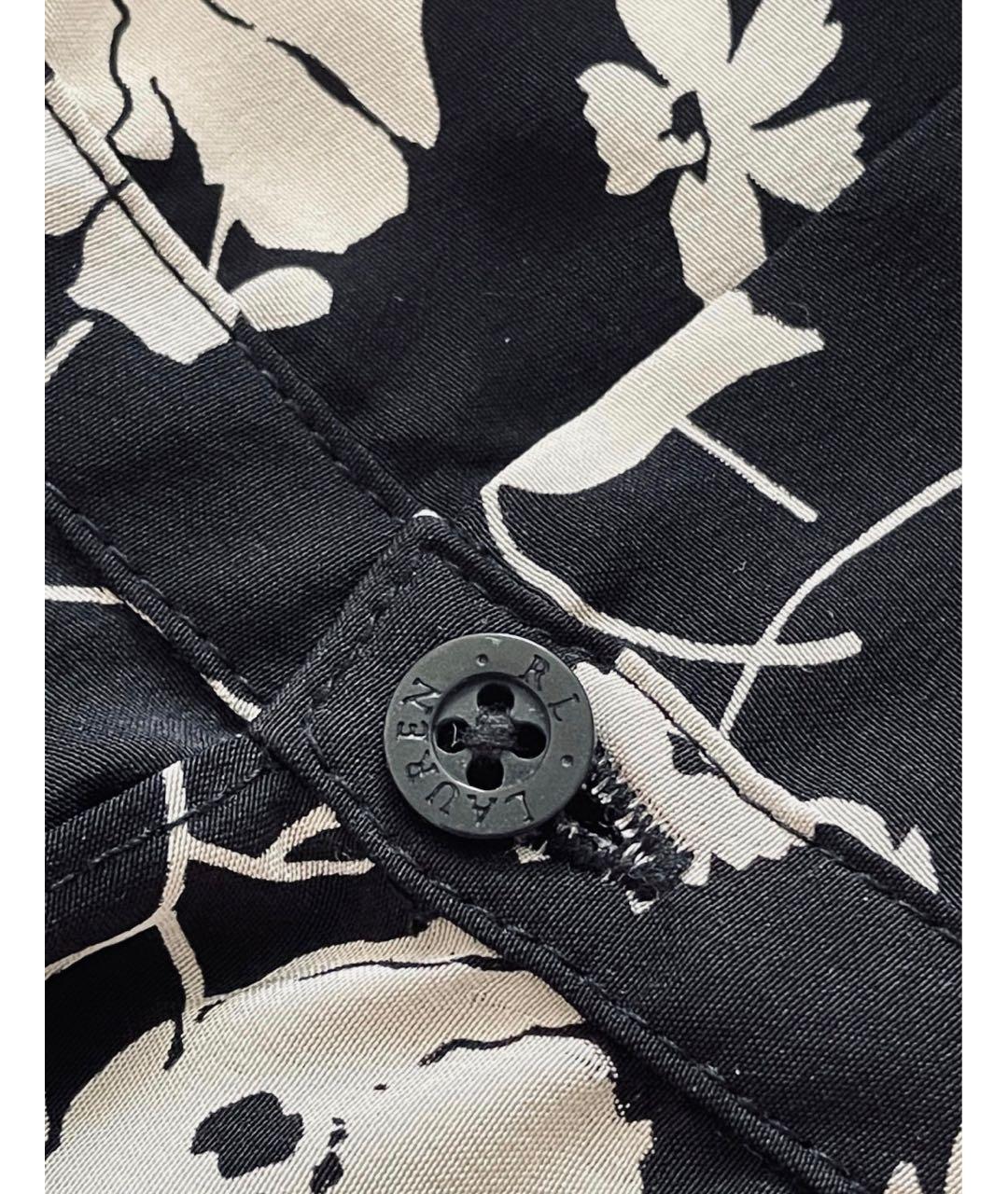 RALPH LAUREN Черная шелковая блузы, фото 6