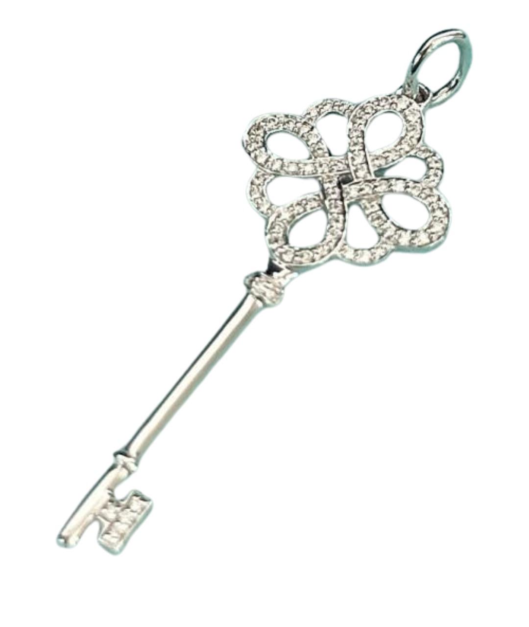 TIFFANY&CO Серебряная подвеска из белого золота, фото 1