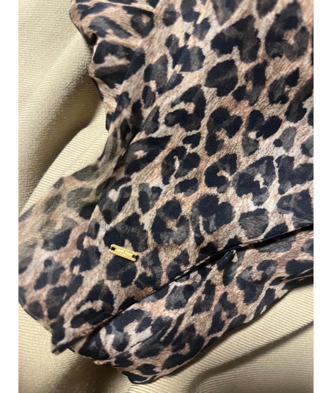 SAINT LAURENT Горчичные шерстяные прямые брюки, фото 6