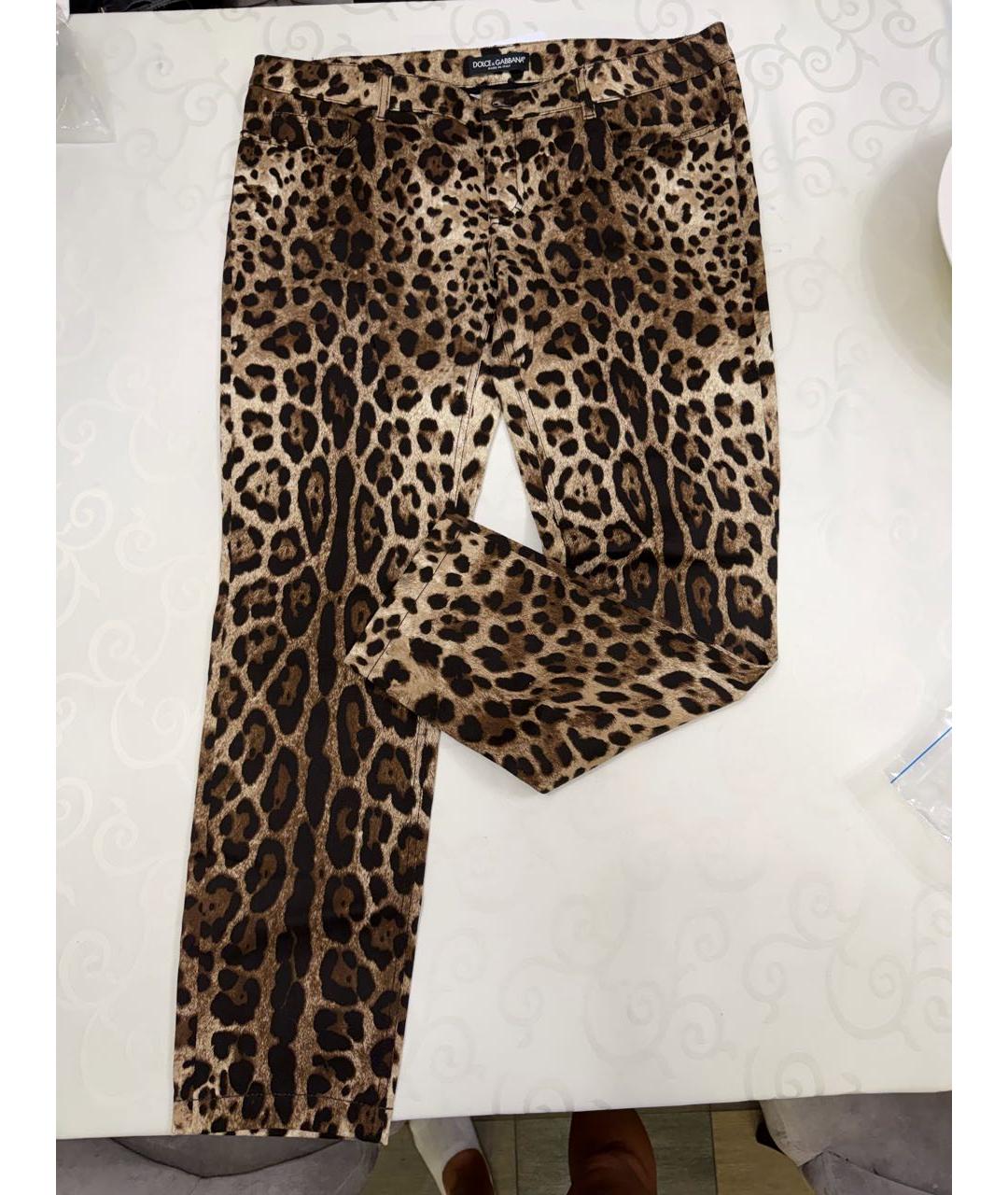 DOLCE&GABBANA Хлопковые прямые брюки, фото 5