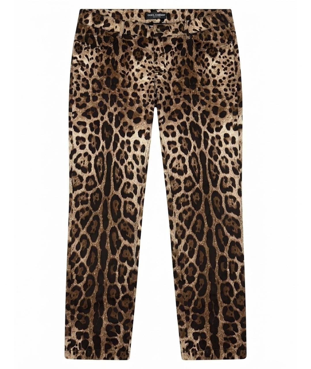 DOLCE&GABBANA Хлопковые прямые брюки, фото 1