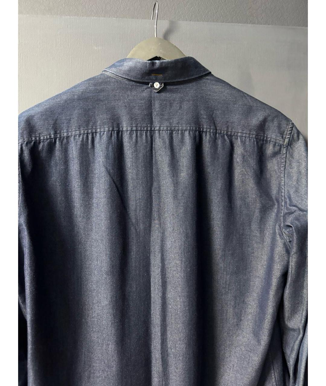 YVES SAINT LAURENT BEAUTY Синяя хлопковая кэжуал рубашка, фото 2