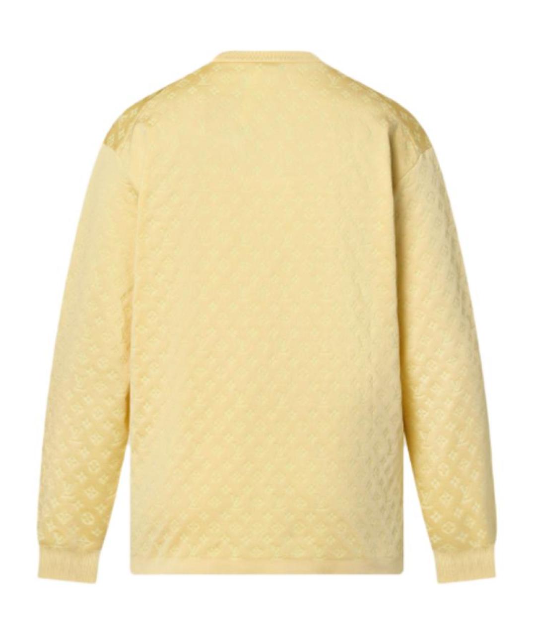 LOUIS VUITTON Желтый джемпер / свитер, фото 2