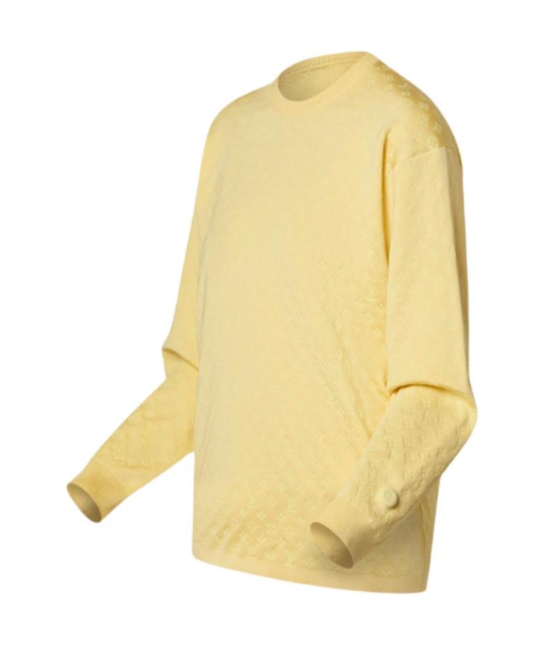 LOUIS VUITTON Желтый джемпер / свитер, фото 3