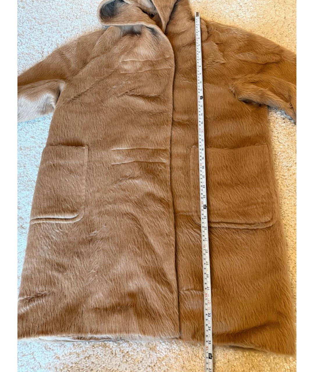 'S MAX MARA Бежевое пальто, фото 4