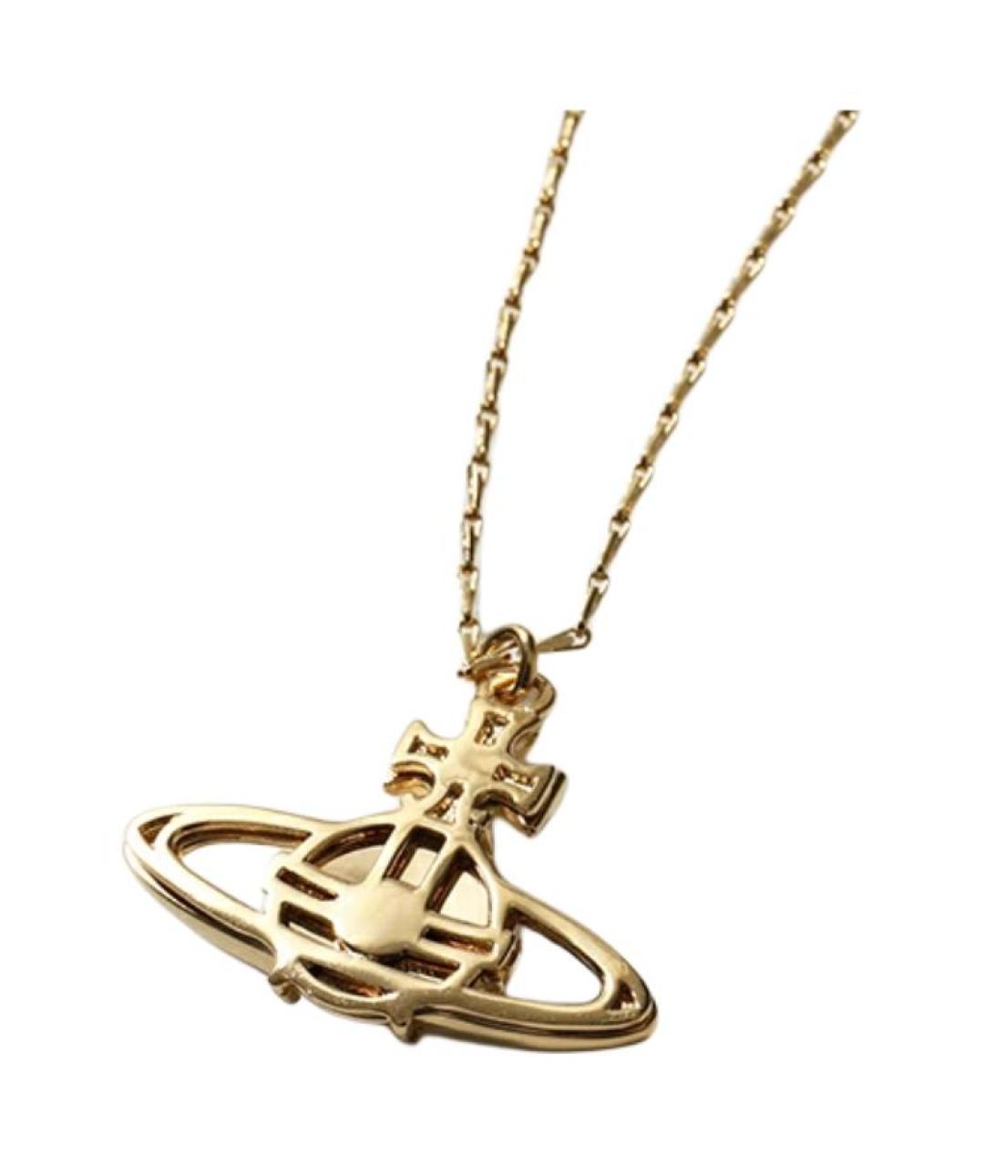 VIVIENNE WESTWOOD Золотое металлическое колье, фото 3