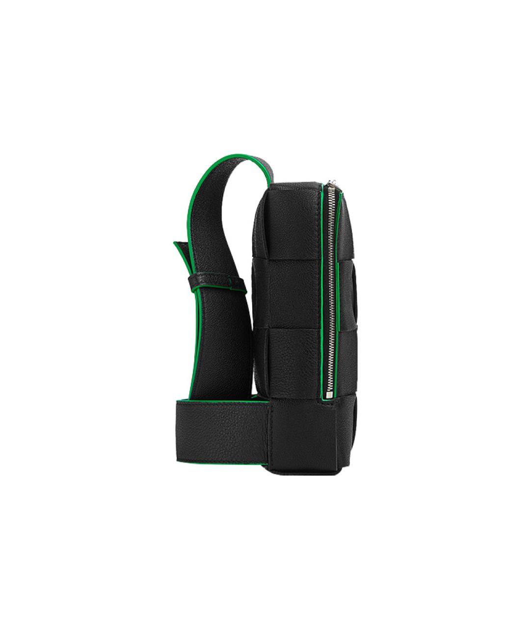 BOTTEGA VENETA Зеленая кожаная сумка на плечо, фото 2