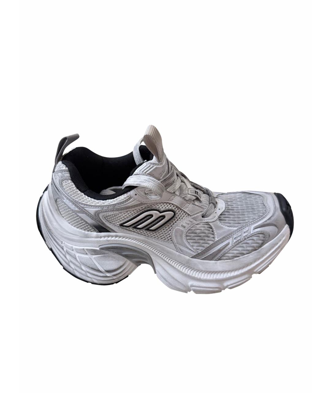 BALENCIAGA Серые текстильные кроссовки, фото 1