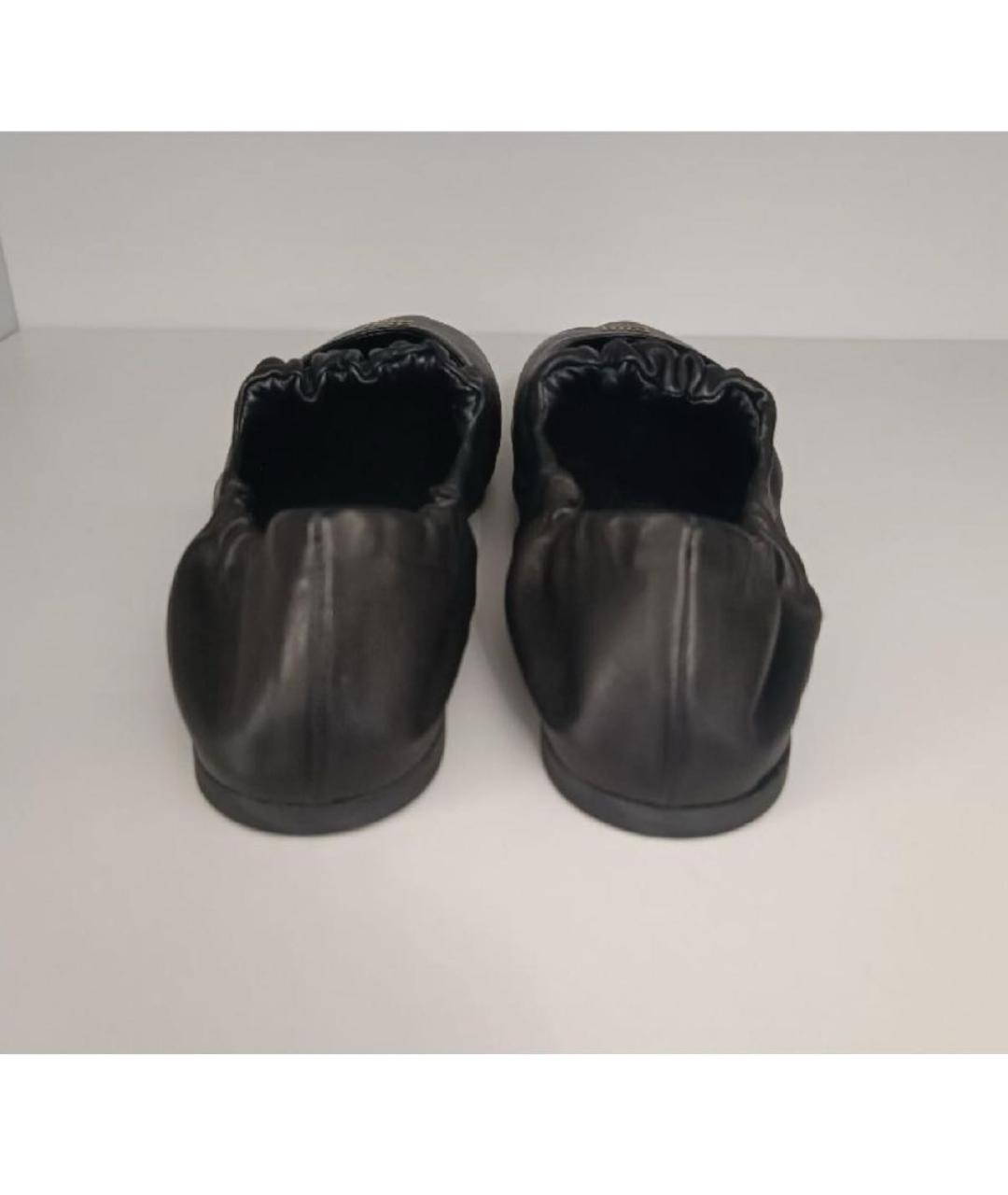 MIU MIU Черные кожаные балетки, фото 4