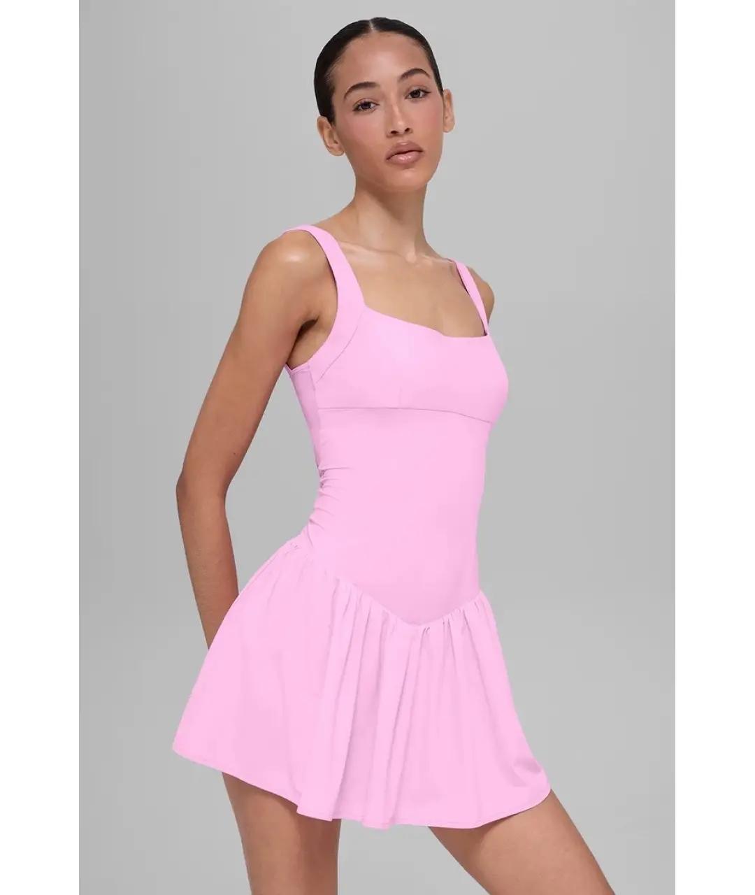 ALO YOGA Розовое платье, фото 4