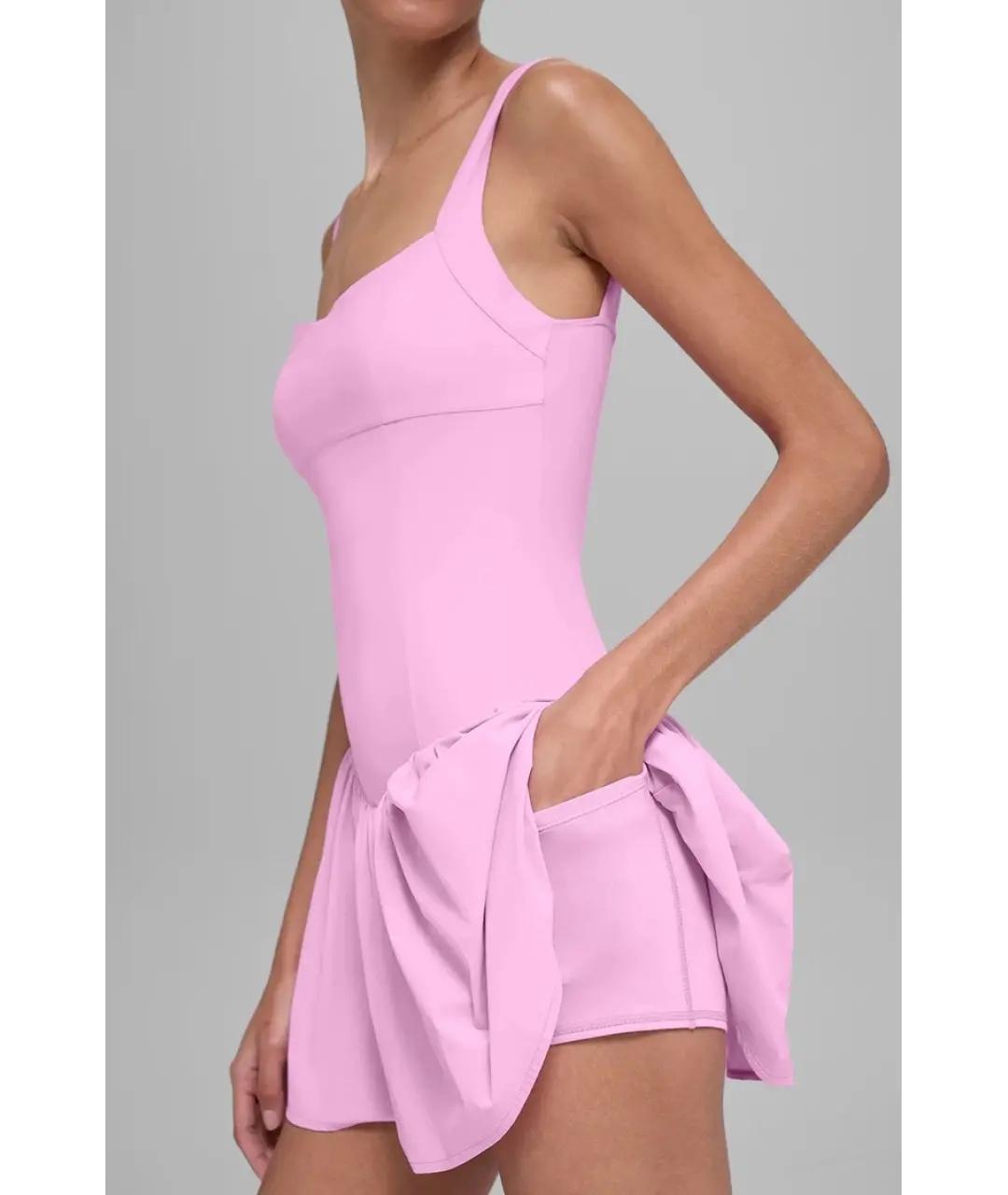 ALO YOGA Розовое платье, фото 5