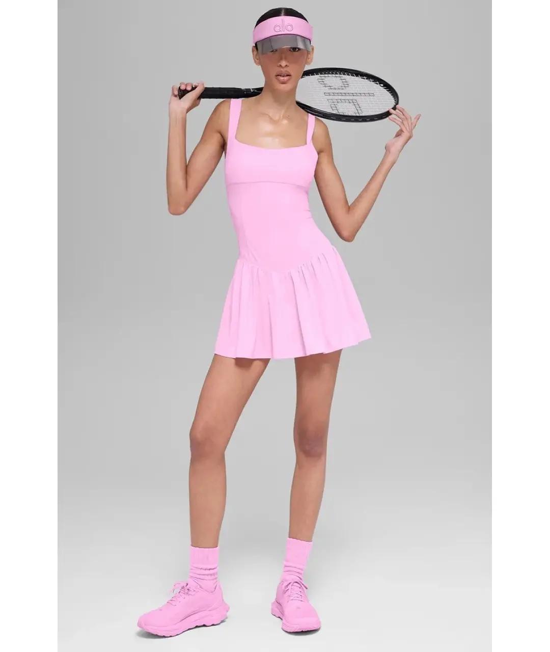 ALO YOGA Розовое платье, фото 2
