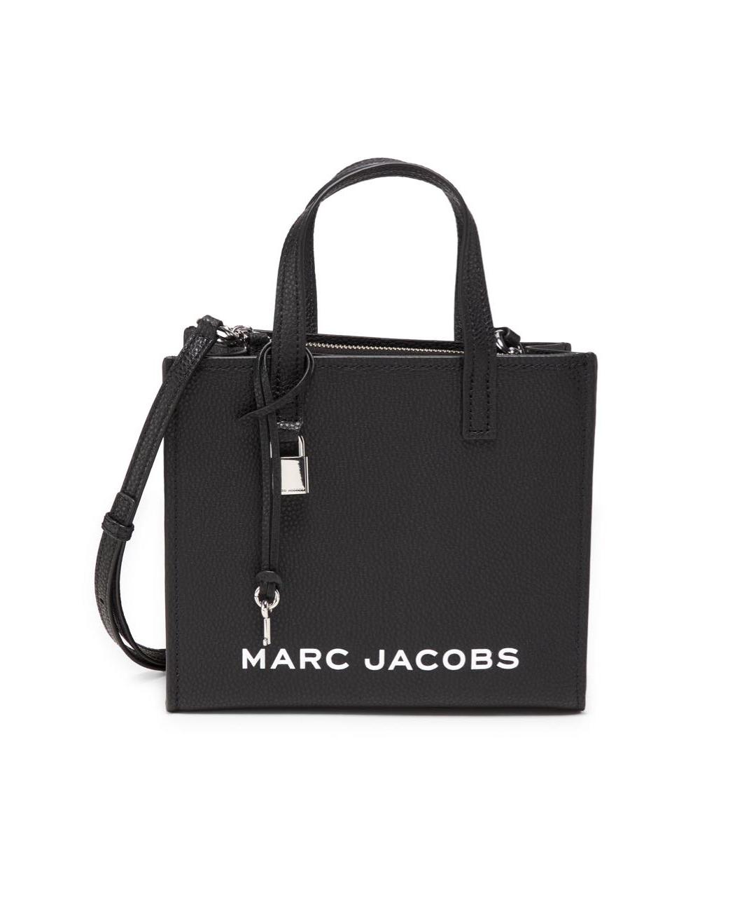 MARC JACOBS Черная кожаная сумка тоут, фото 9