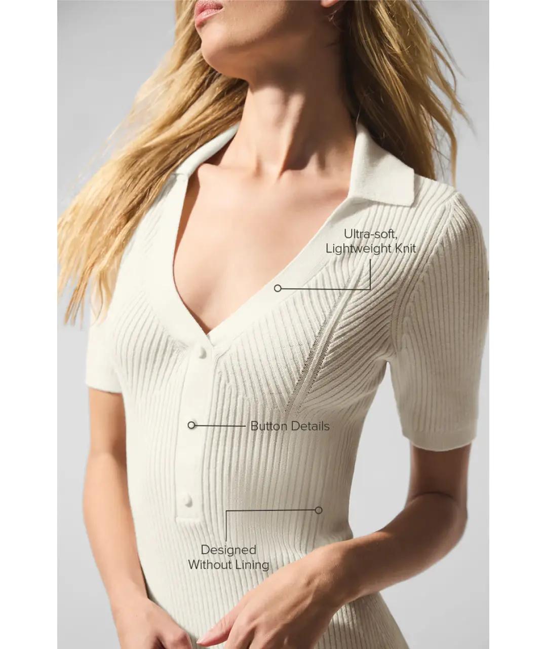 ALO YOGA Белое платье, фото 3