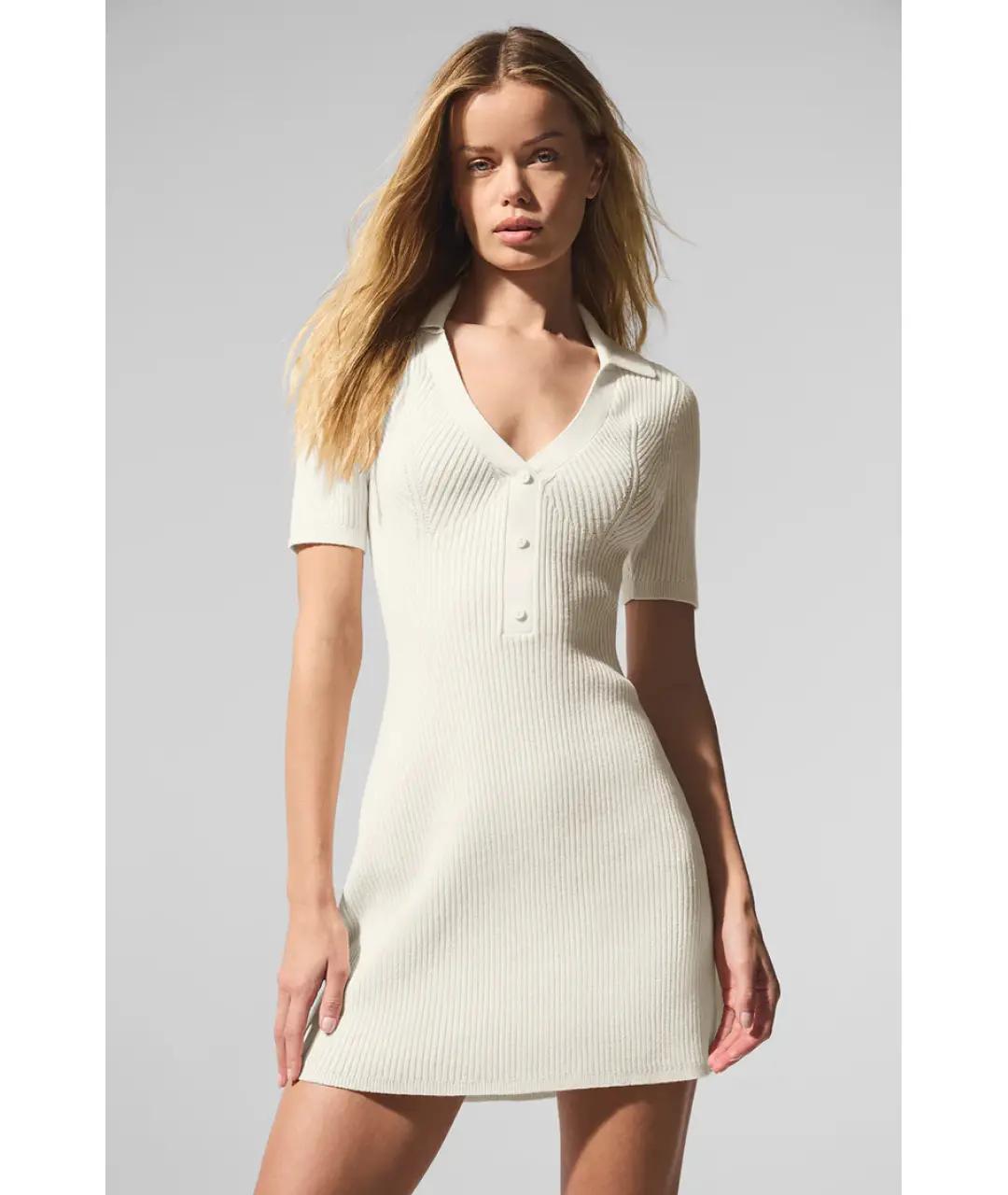 ALO YOGA Белое платье, фото 7