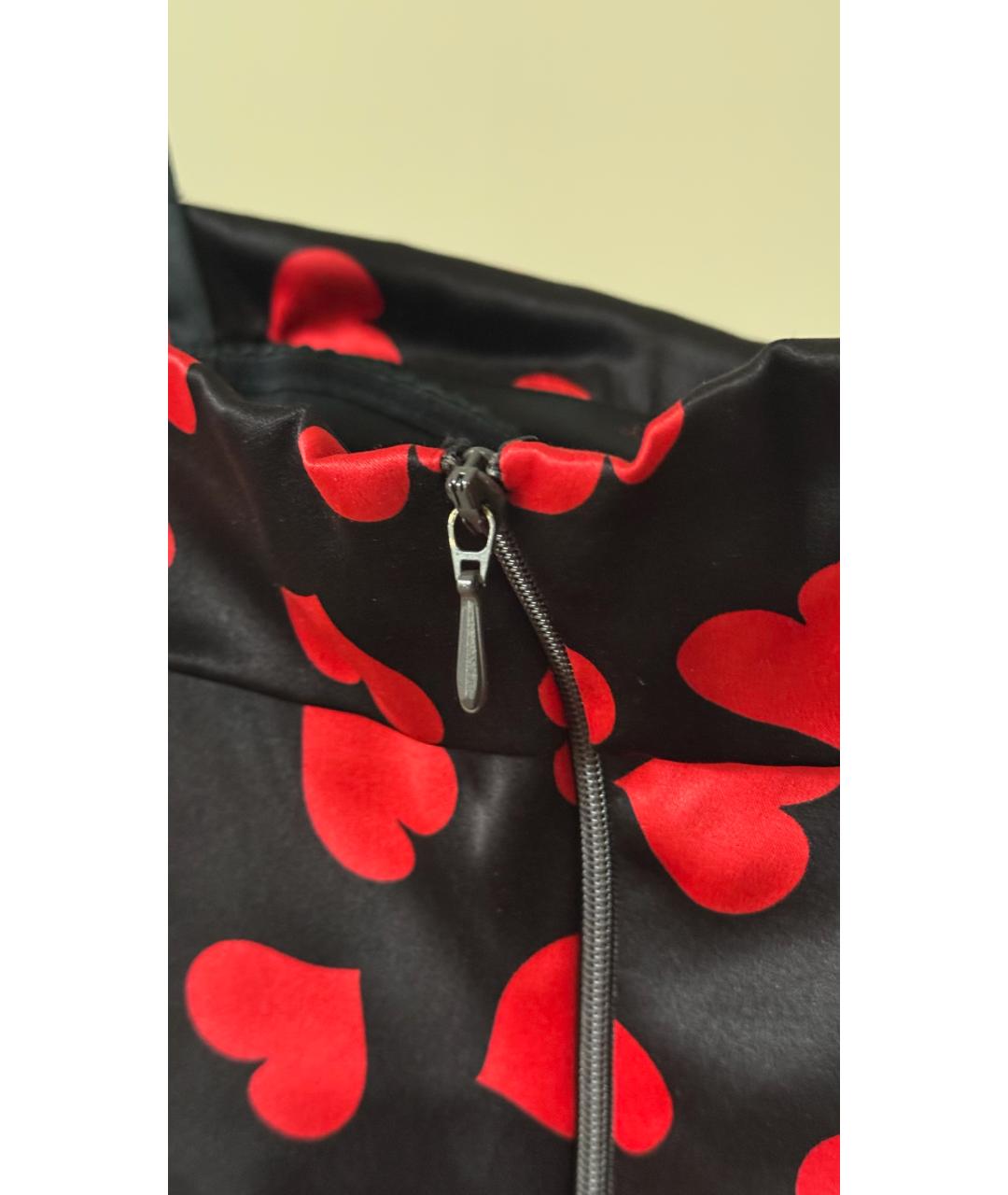 DOLCE&GABBANA Черная шелковая майка, фото 3