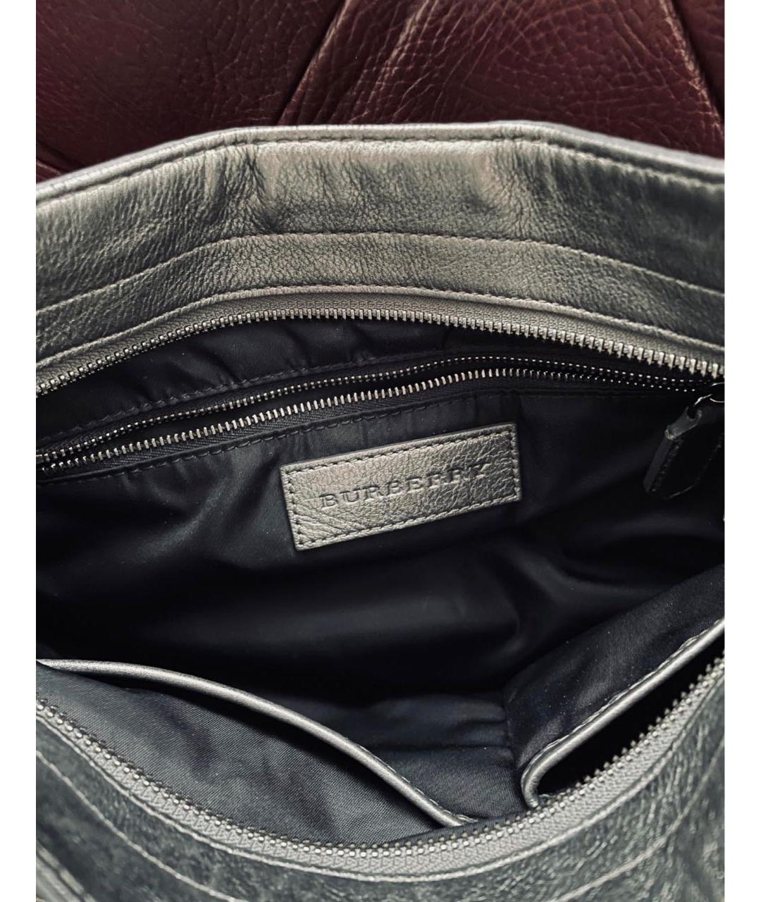 BURBERRY Серебряная сумка через плечо, фото 5