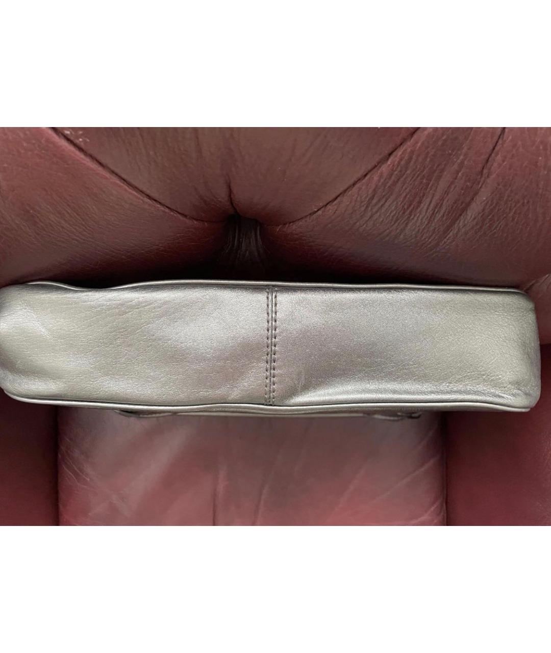 BURBERRY Серебряная сумка через плечо, фото 7