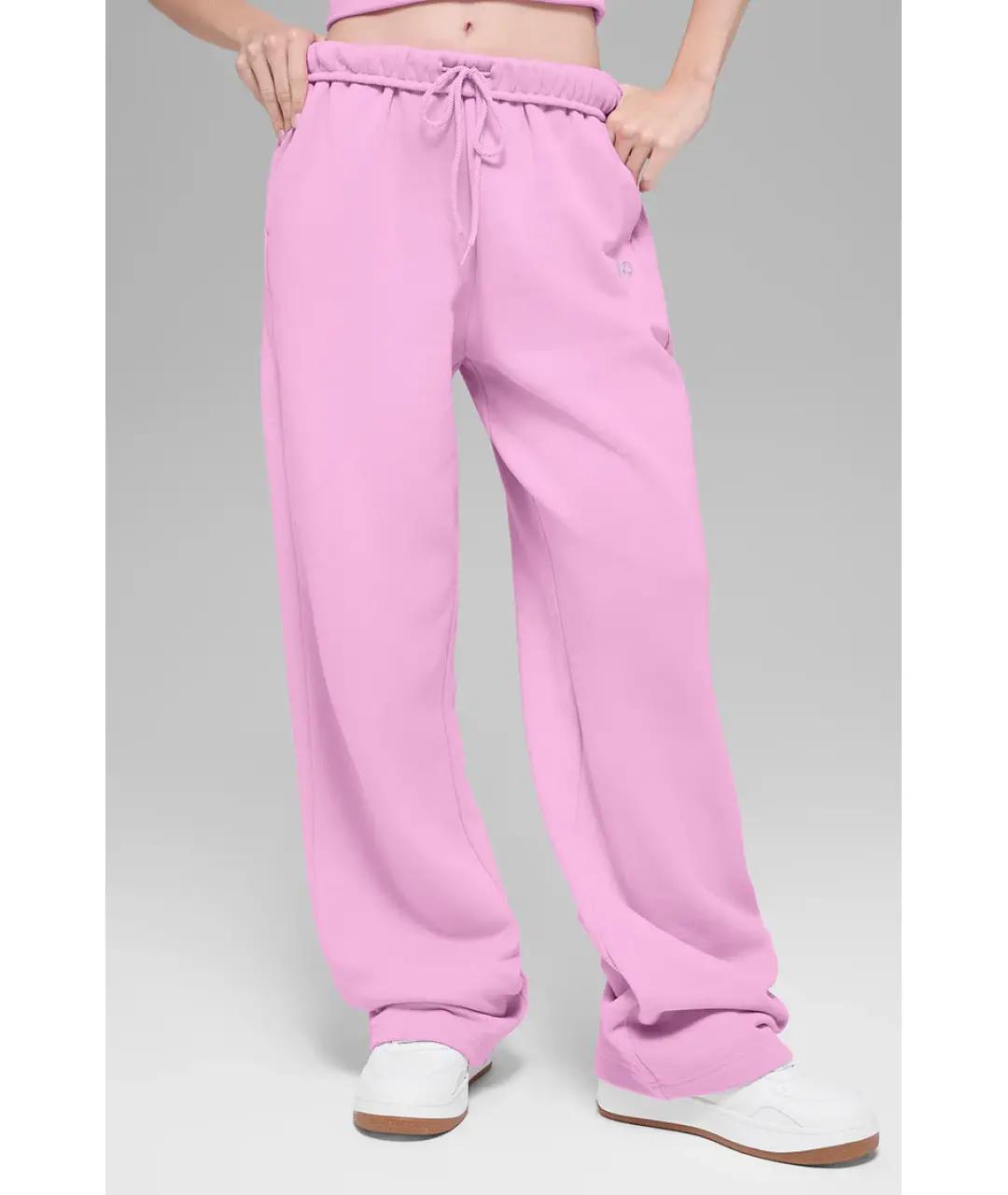 ALO YOGA Розовые спортивные брюки и шорты, фото 4