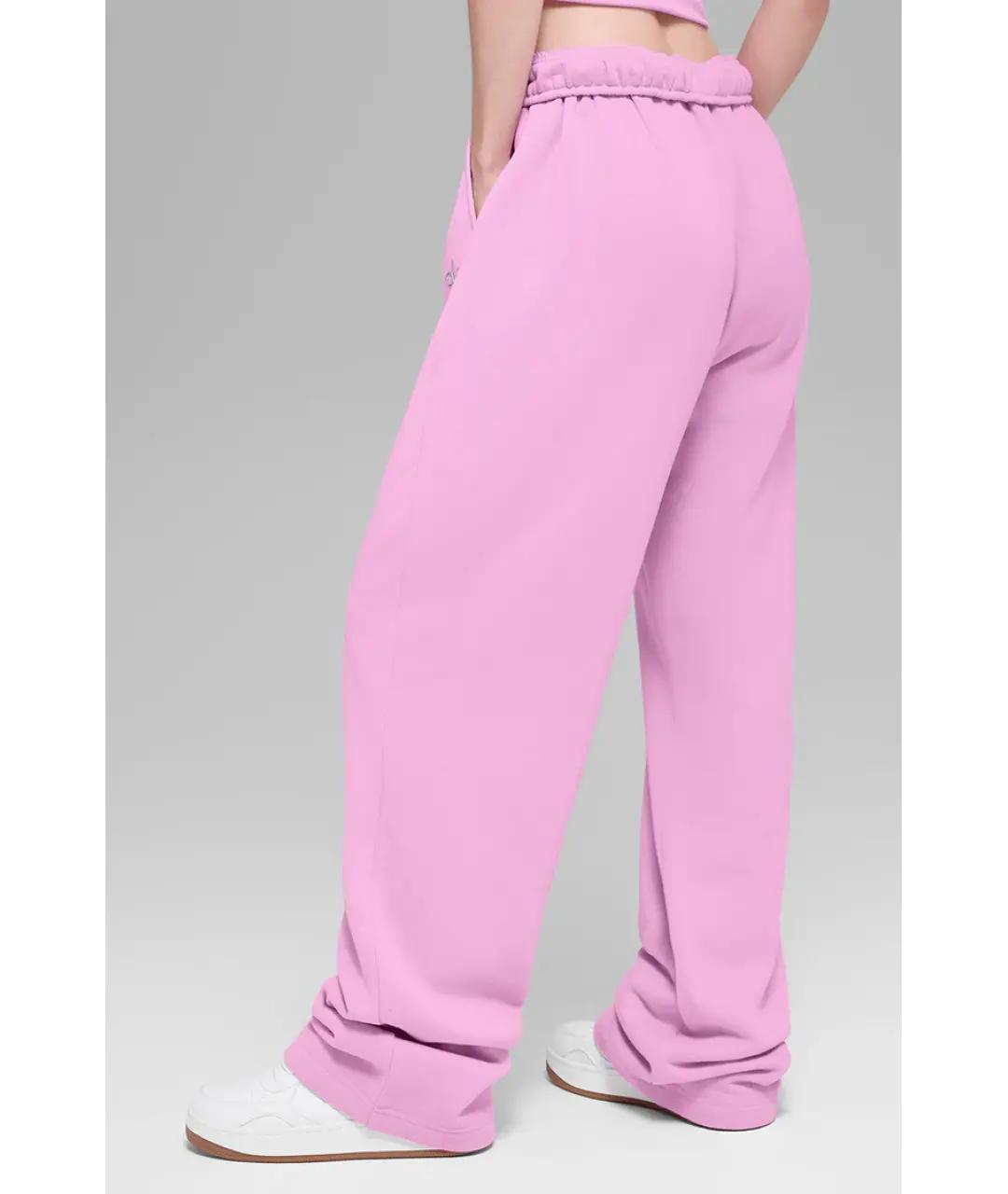 ALO YOGA Розовые спортивные брюки и шорты, фото 3