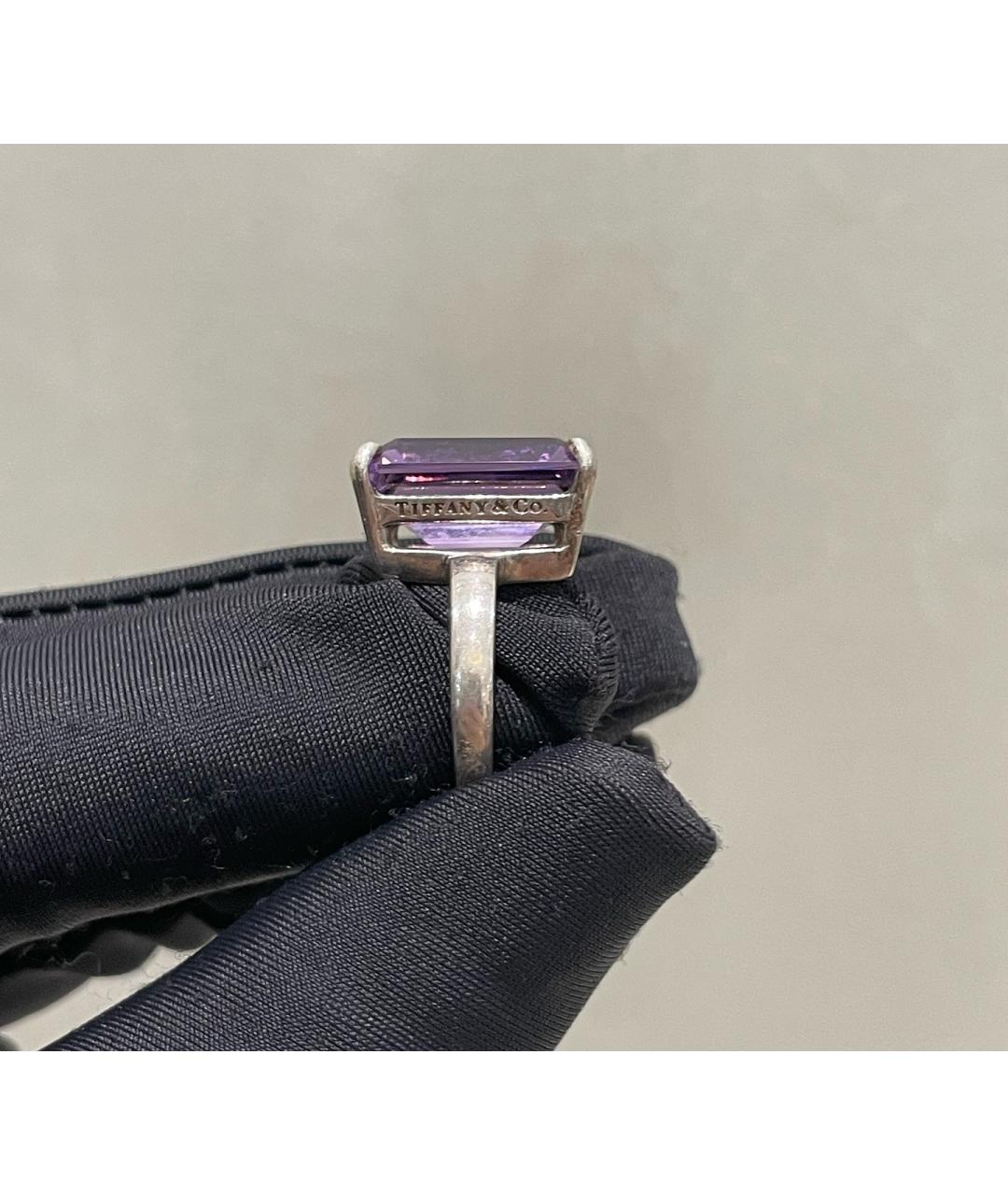TIFFANY&CO Фиолетовое серебряное кольцо, фото 6