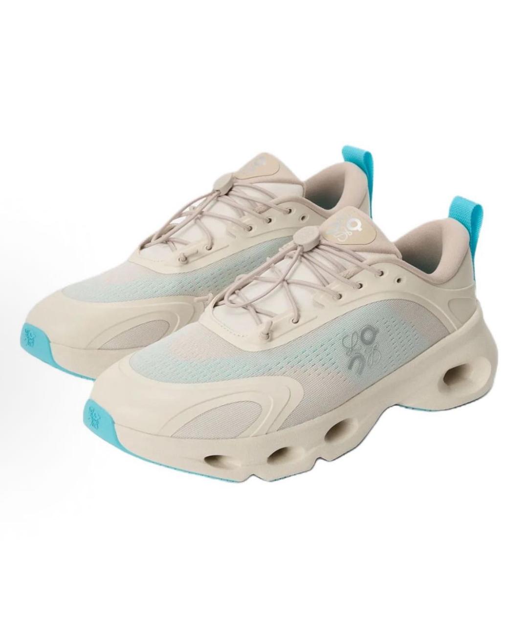 LOEWE Бежевые кроссовки, фото 3