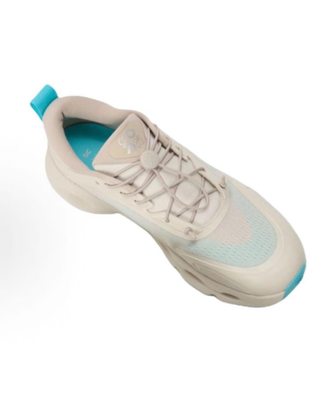 LOEWE Бежевые кроссовки, фото 4