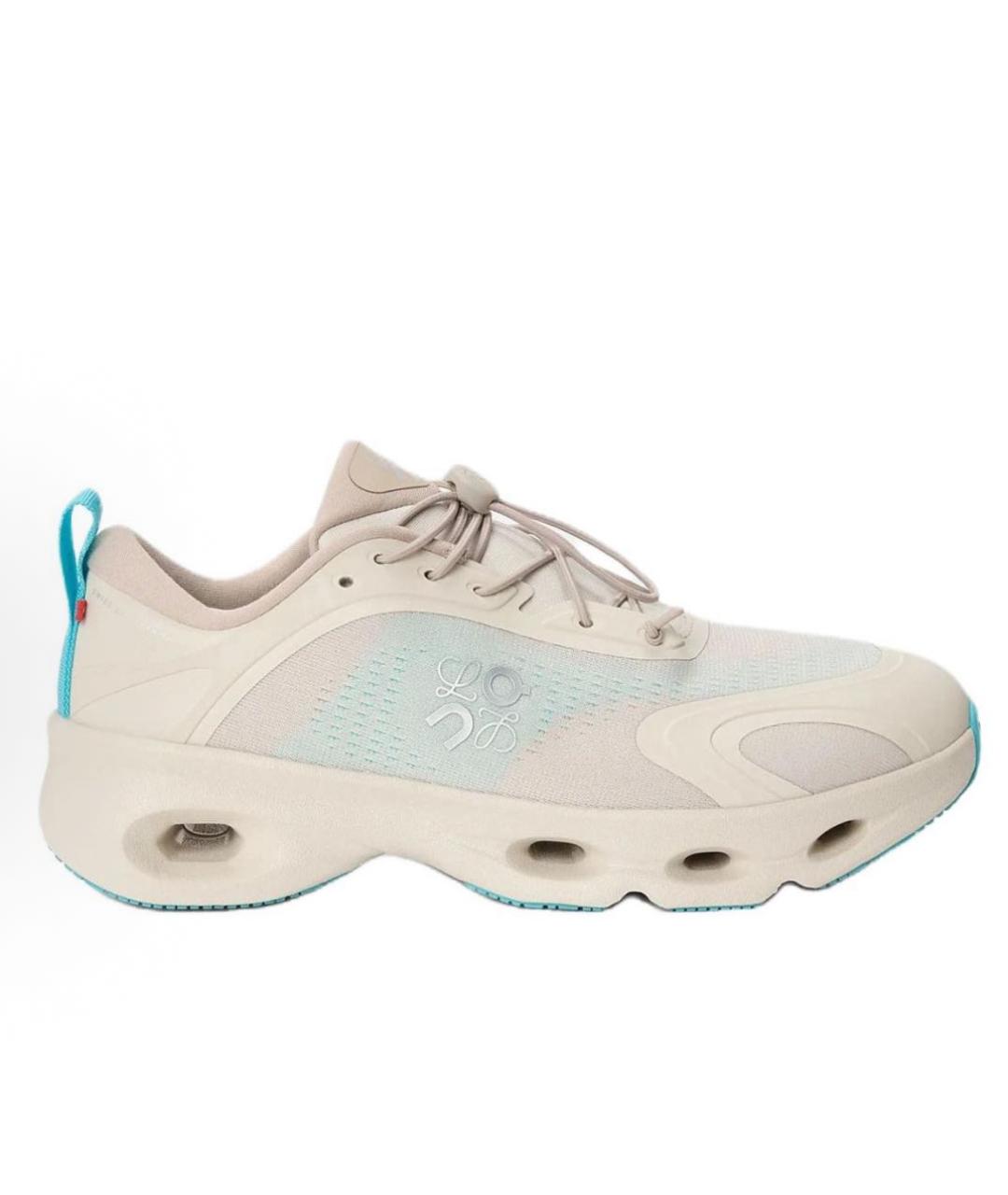 LOEWE Бежевые кроссовки, фото 1