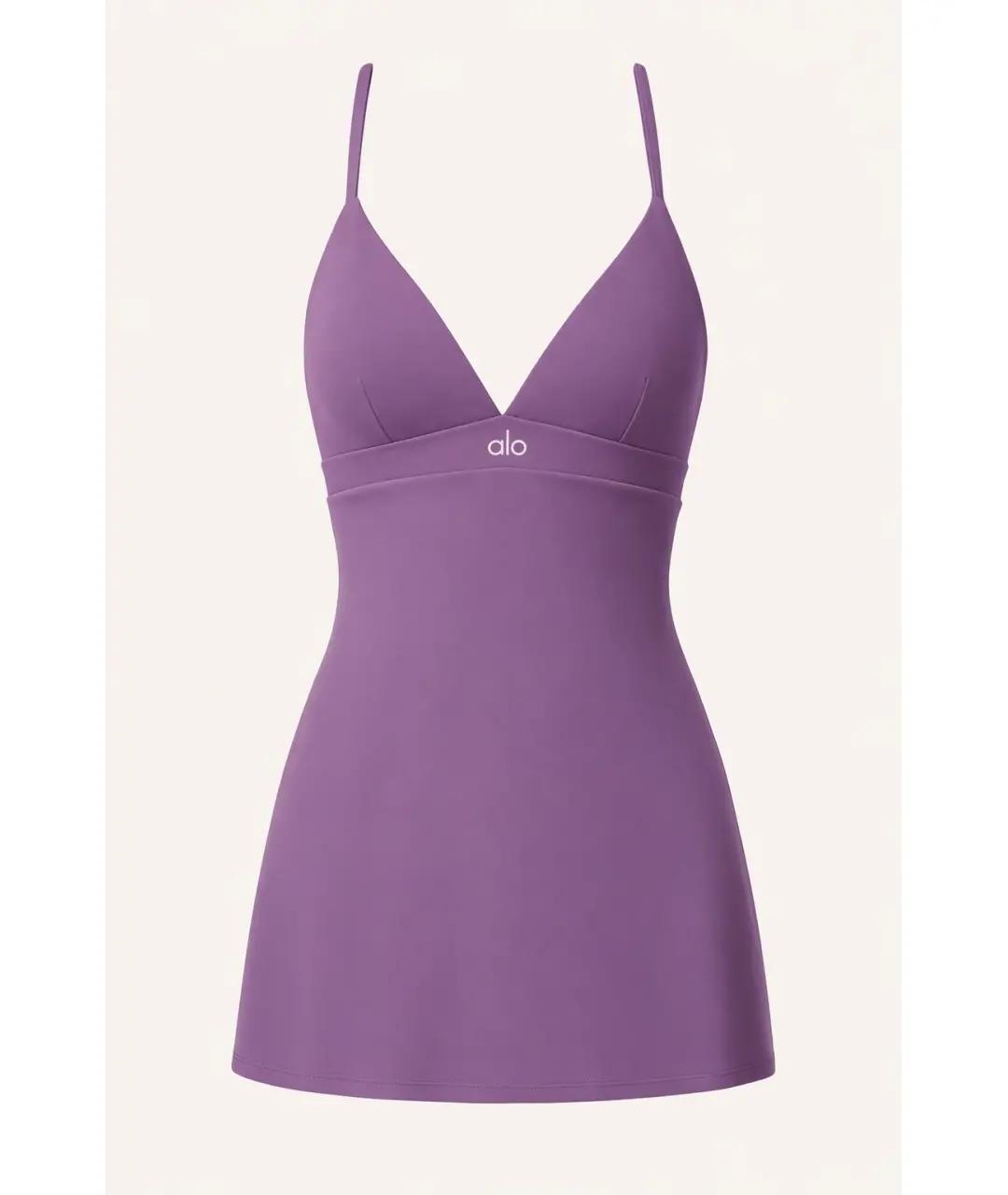 ALO YOGA Фиолетовое платье, фото 6