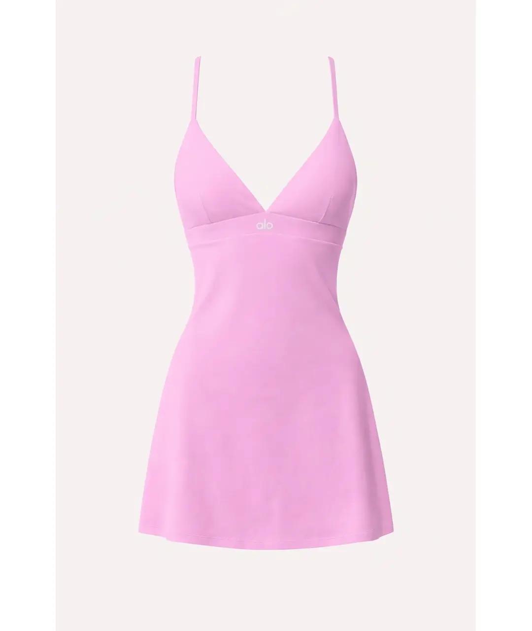 ALO YOGA Розовое платье, фото 8