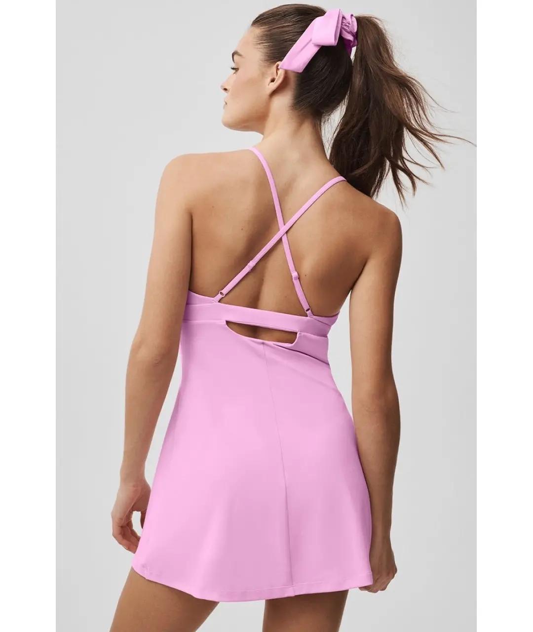 ALO YOGA Розовое платье, фото 4