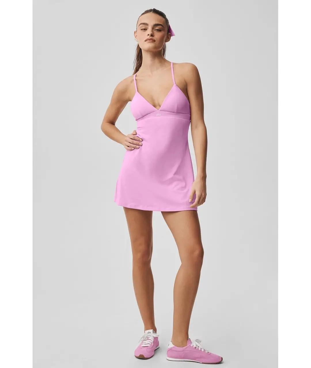 ALO YOGA Розовое платье, фото 7
