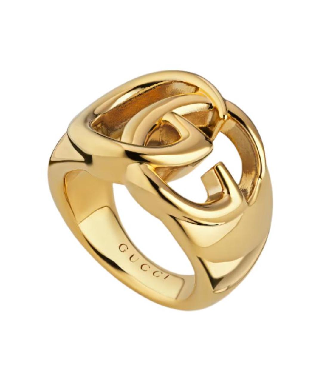 GUCCI Золотое латунное кольцо, фото 1