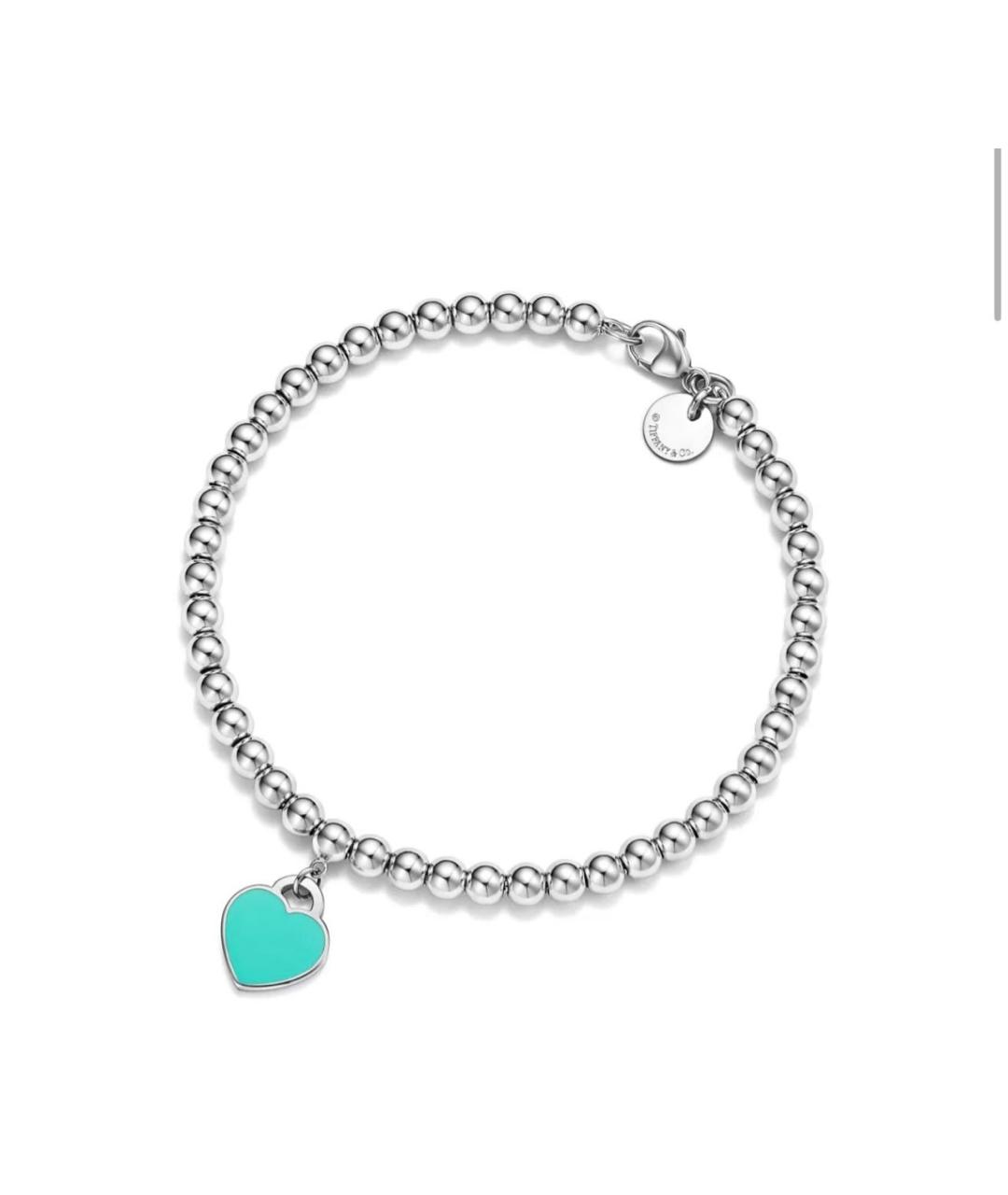 TIFFANY&CO Серебрянный серебряный браслет, фото 6