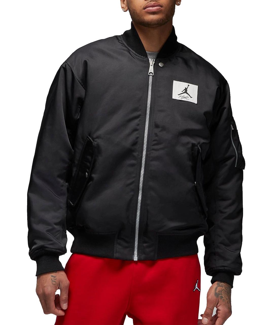 JORDAN Черная полиэстеровая куртка, фото 3