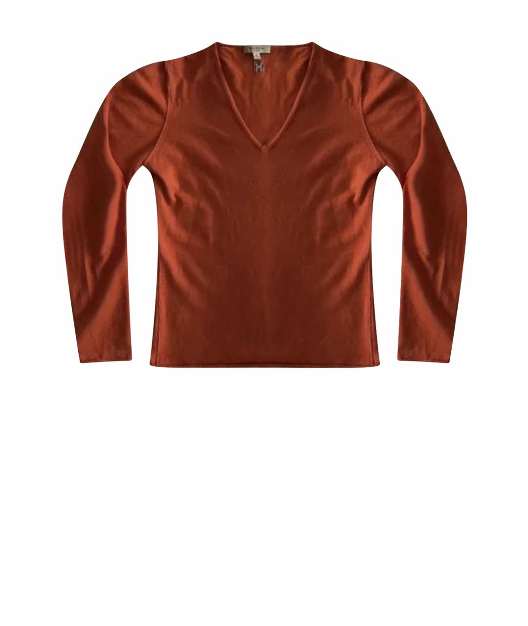 BURBERRY Красный шерстяной джемпер / свитер, фото 1