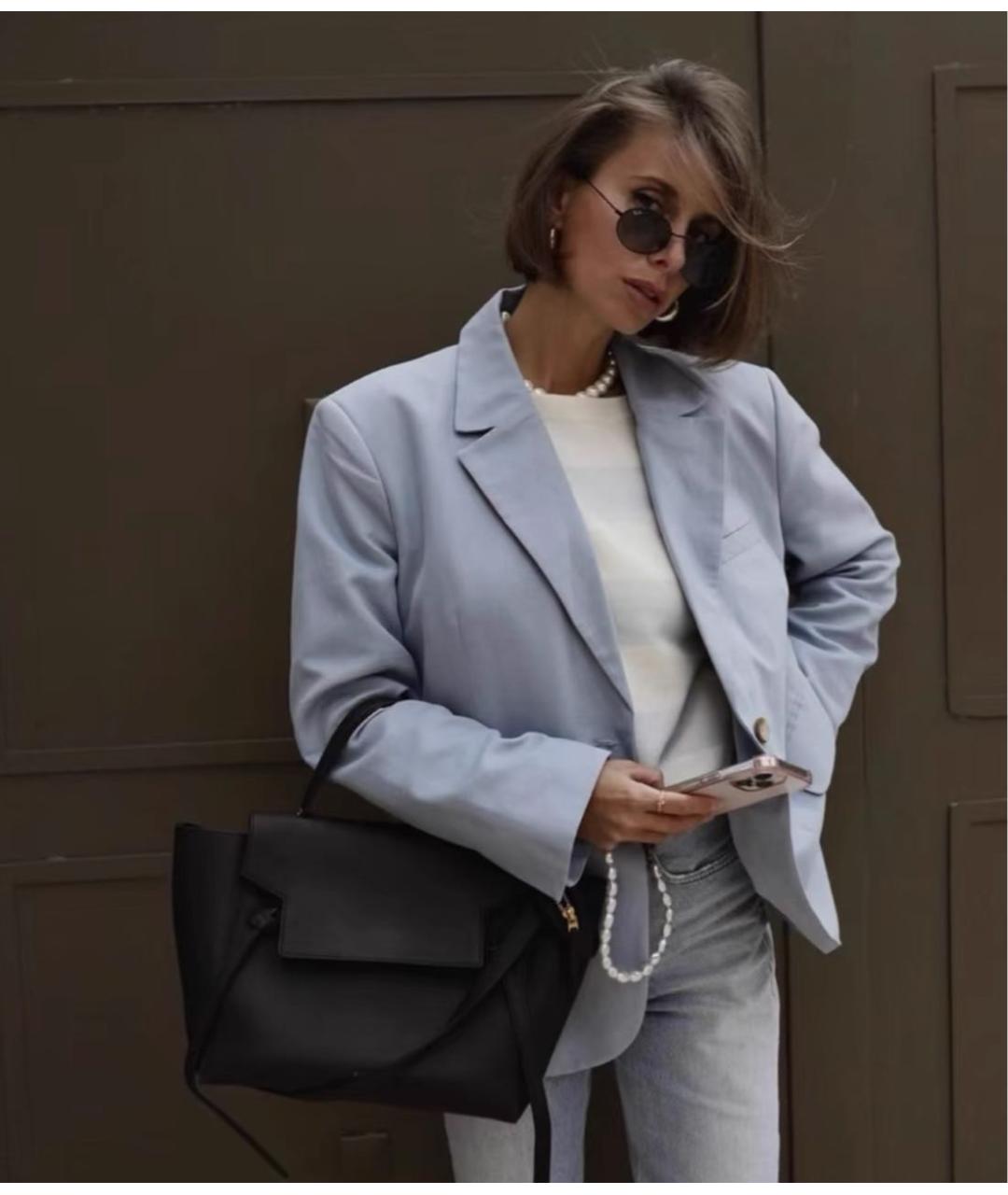 CELINE Черная кожаная сумка через плечо, фото 2