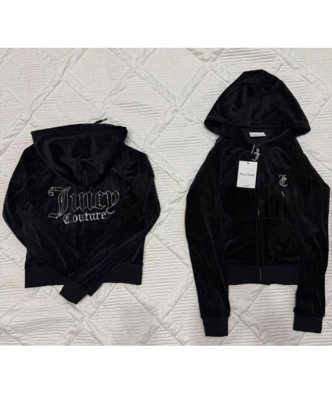 JUICY COUTURE Черный полиэстеровый костюм с брюками, фото 4