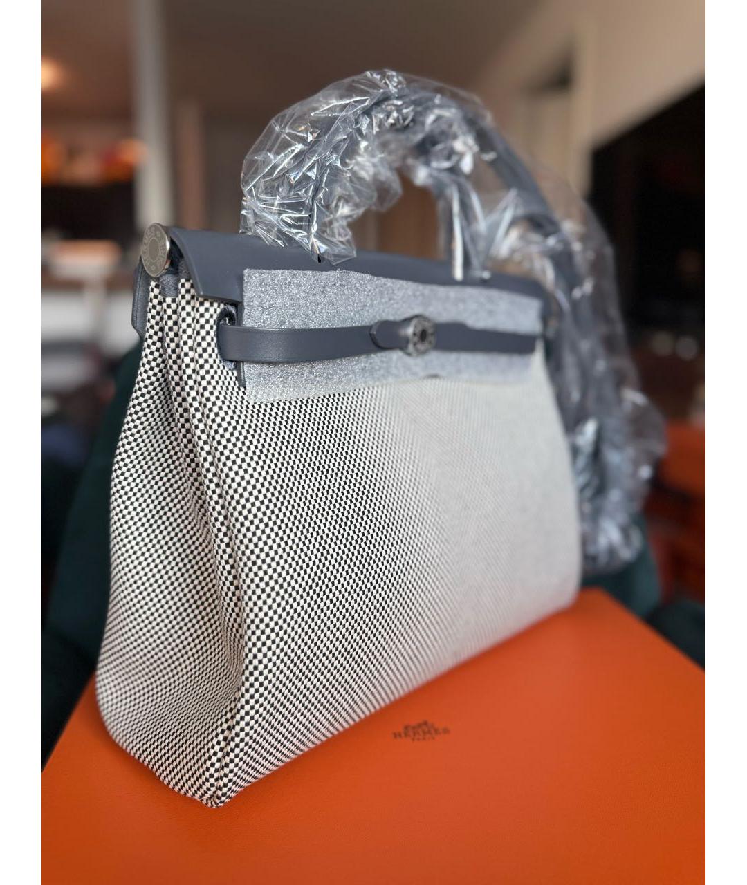 HERMES Тканевая сумка через плечо, фото 2