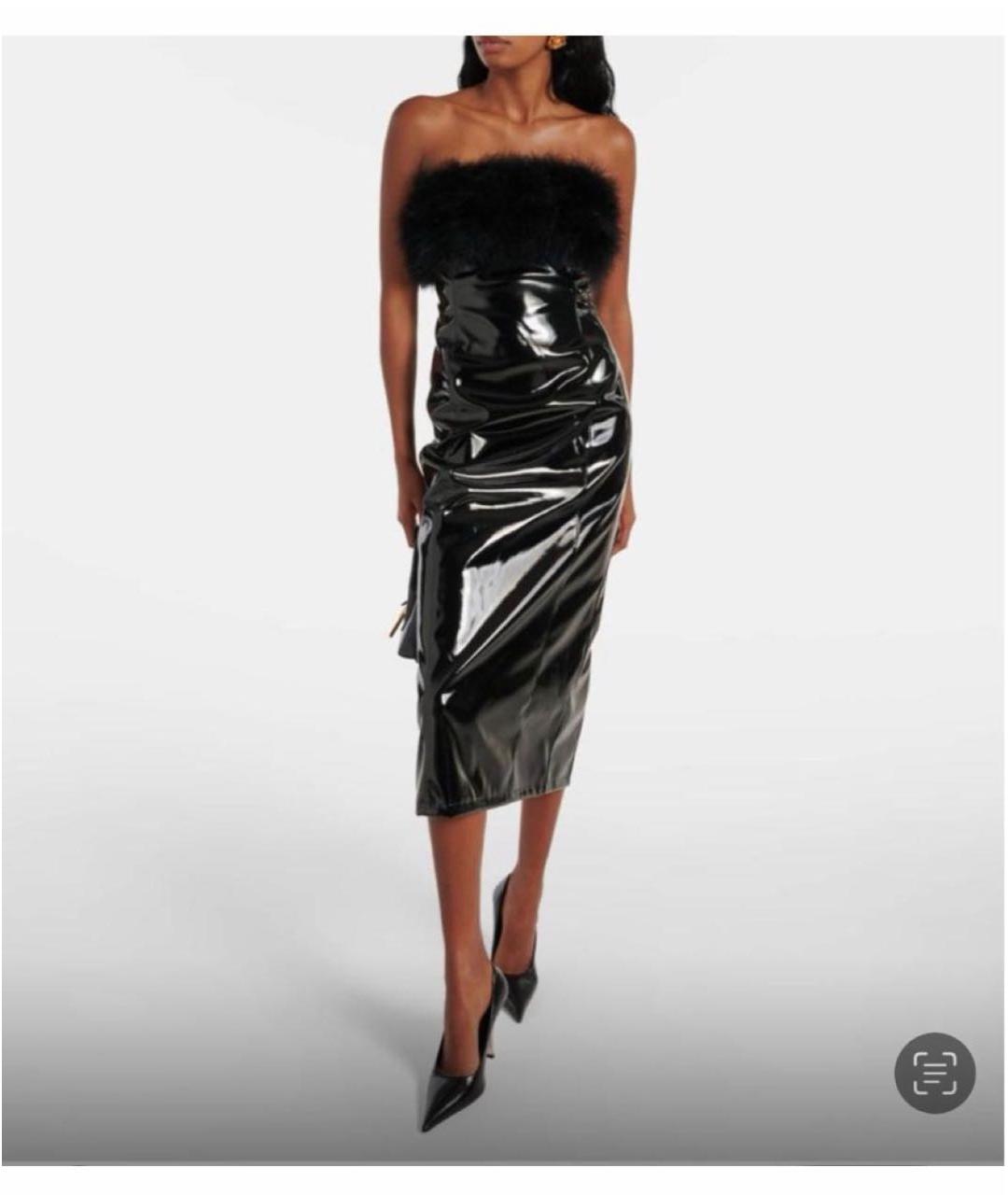 BLUMARINE Черное коктейльное платье, фото 7