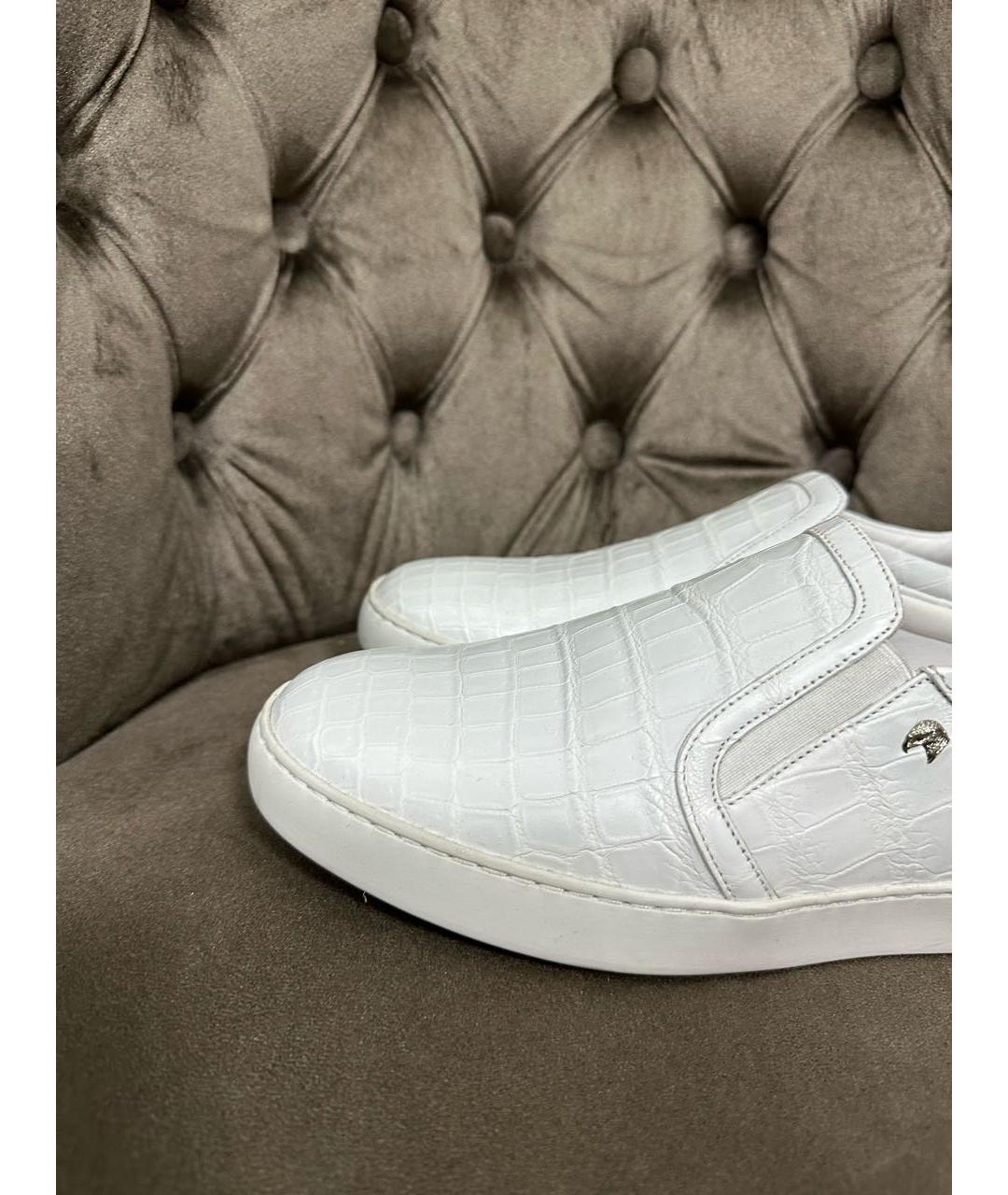 STEFANO RICCI Белые лоферы, фото 2