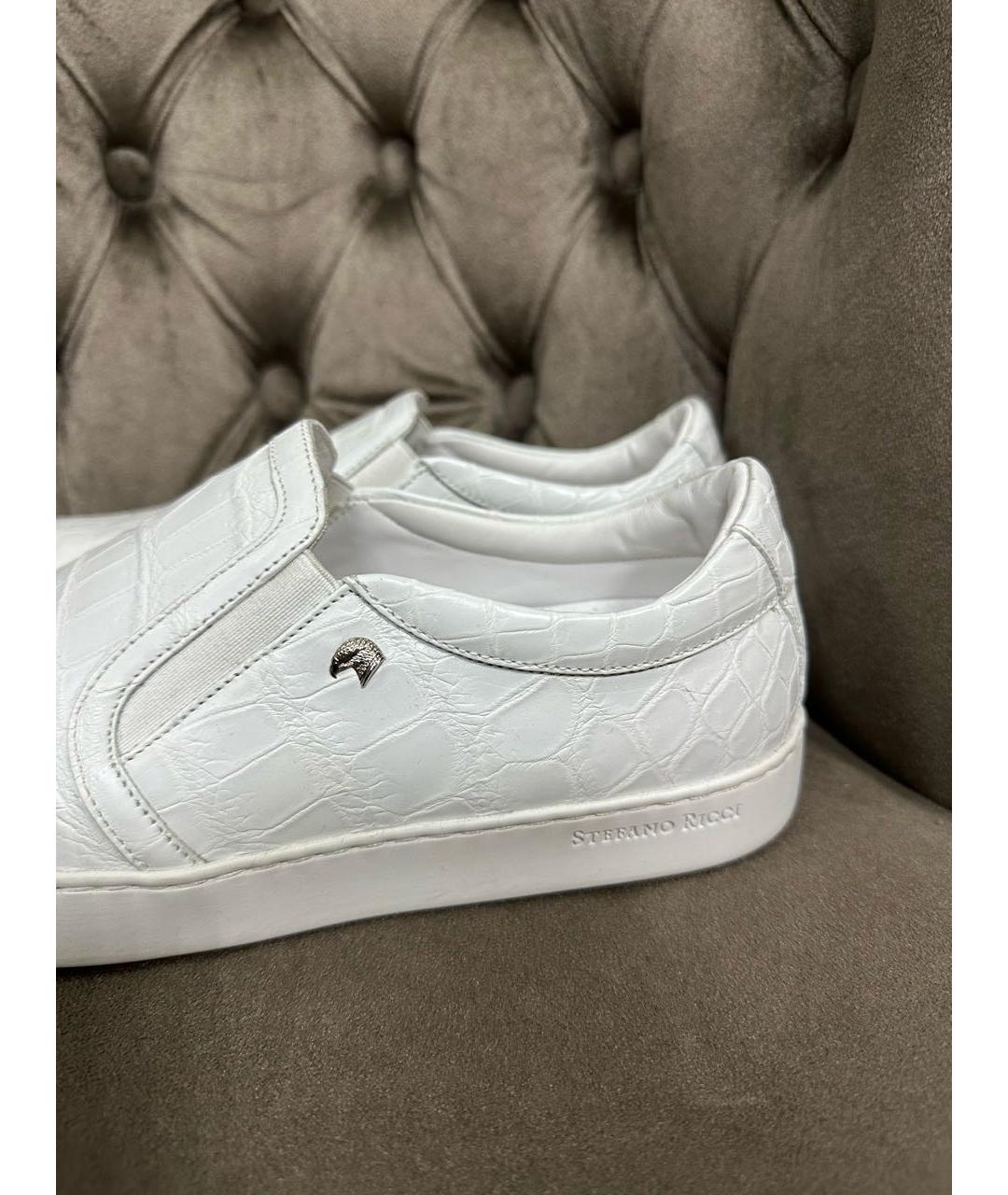 STEFANO RICCI Белые лоферы, фото 3
