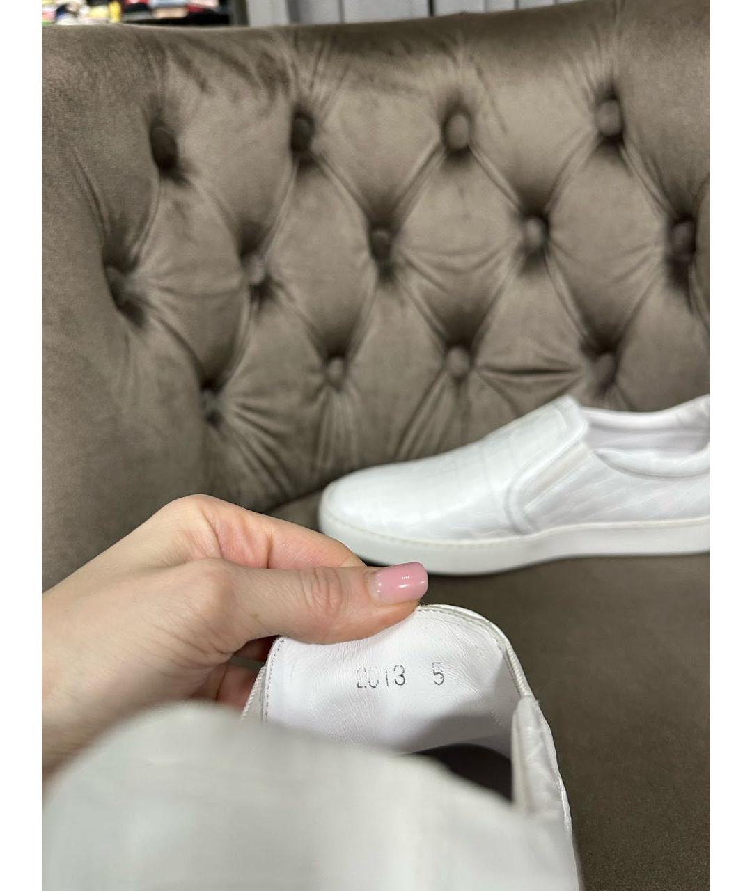 STEFANO RICCI Белые лоферы, фото 5